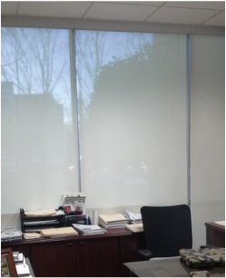 Commercial roller shades